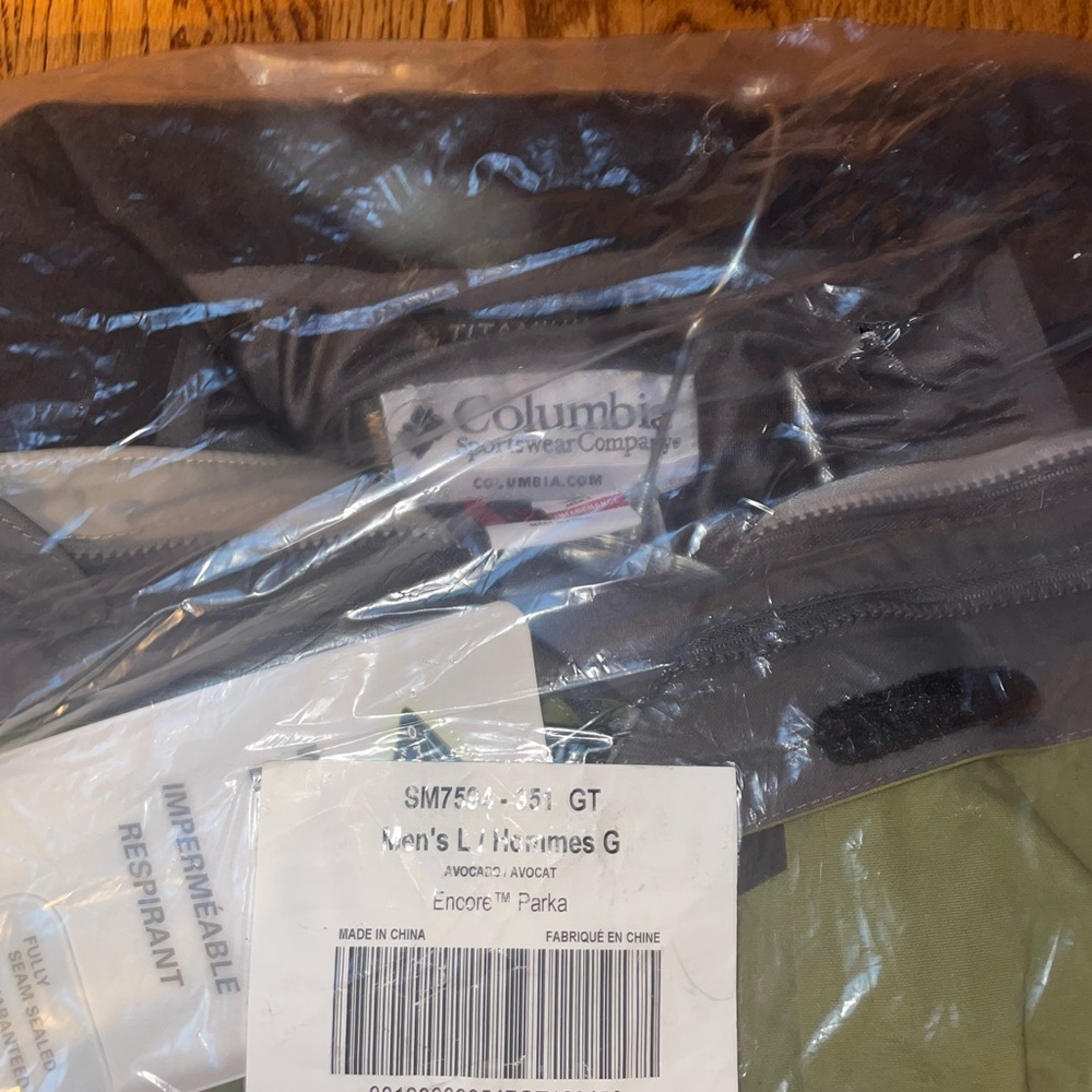 Columbia men’s encore parka